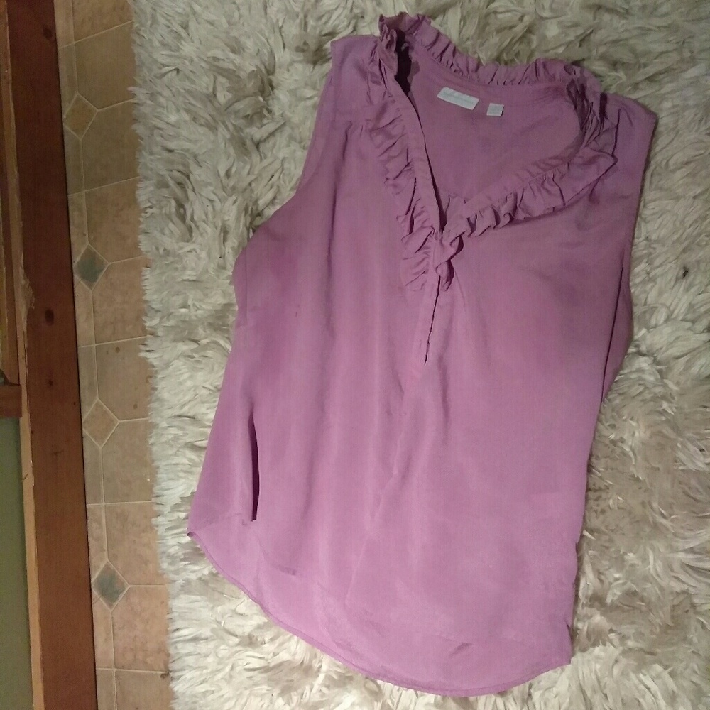 New York & Co. Ruffle collar blouse